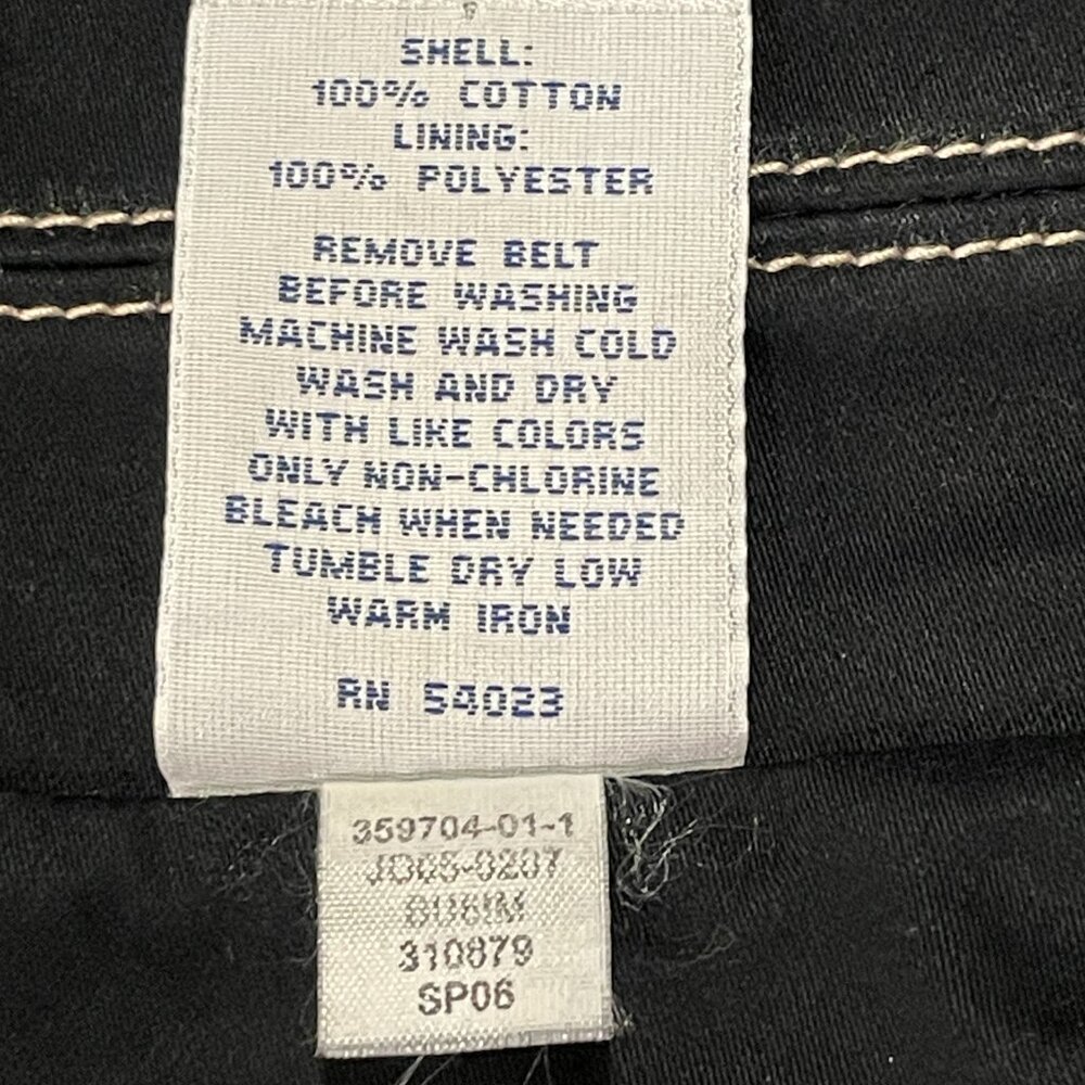 OLD NAVY Vintage (SP06) Trench/Pea Coat Long Sleeve Belted, Black - XXL - Picture 11 of 11